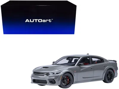 Autoart Dodge Charger Scat Pack Widebody Destroyer Gray 1/18 Model Car By