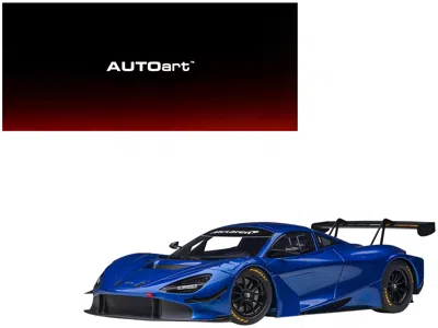 Autoart Mclaren 720s Gt3 Azure Blue Metallic 1/18 Model Car By