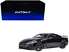 Autoart Nissan Gt-r50 By Italdesign Black And Matt Black 1/18 Model Car By  In Blue