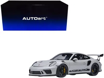 Autoart Porsche 911 (991.2) Gt3 Rs Crayon Gray 1/18 Model Car By
