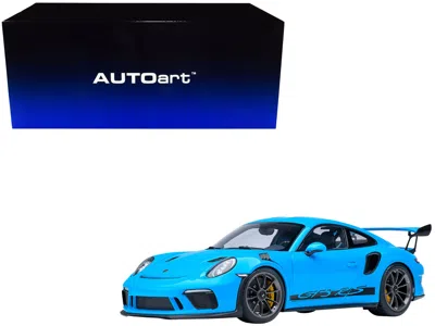 Autoart Porsche 911 (991.2) Gt3 Rs Riviera Blue 1/18 Model Car By