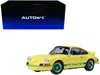 Autoart Porsche 911 Carrera 2.7 Rs Light Yellow With Green Stripes And Wheels 1/18 Model Car By  In Yellow