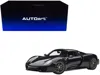 Autoart Porsche 918 Spyder Weissach Package Basalt Schz Black Metallic 1/12 Model Car By  In Black