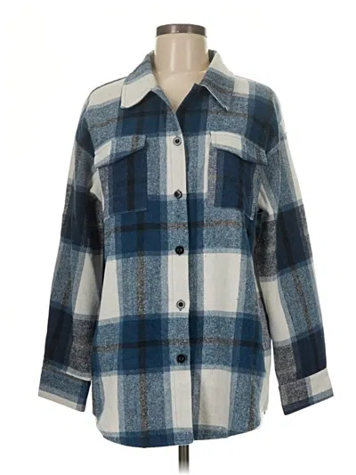 Pre-owned Automet 3/4 Sleeve Blouse In Blue