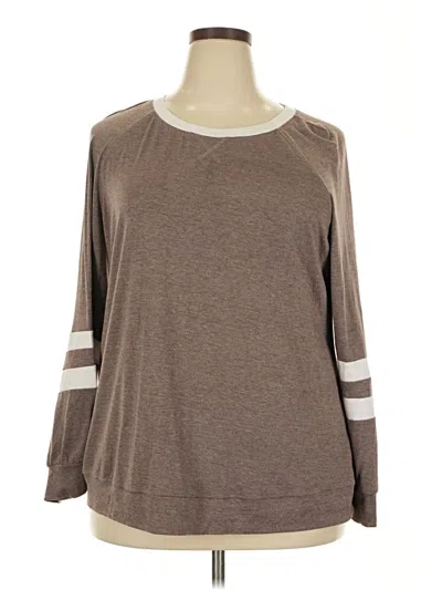 Pre-owned Automet 3/4 Sleeve T-shirt In Brown