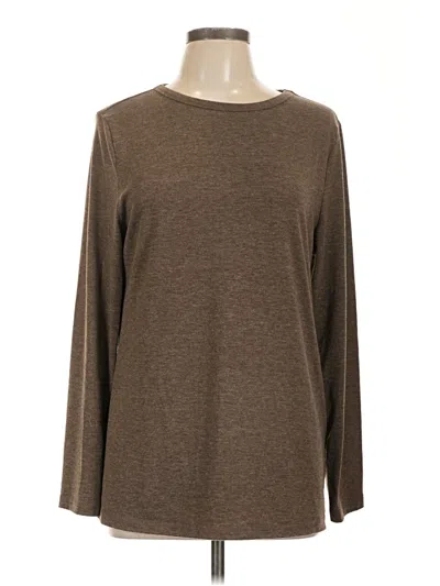 Pre-owned Automet 3/4 Sleeve T-shirt In Brown