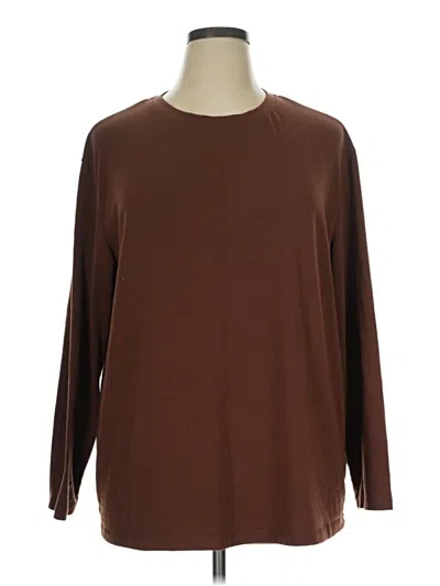 Pre-owned Automet 3/4 Sleeve T-shirt In Brown