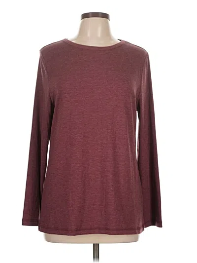 Pre-owned Automet 3/4 Sleeve T-shirt In Burgundy