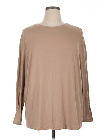 Pre-owned Automet 3/4 Sleeve T-shirt In Tan