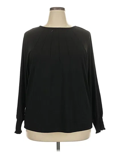 Pre-owned Automet Long Sleeve Blouse In Black