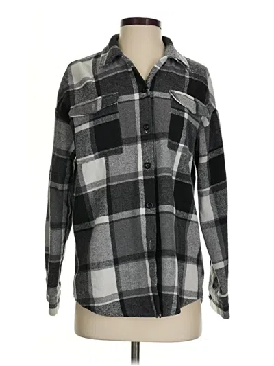Pre-owned Automet Long Sleeve Blouse In Gray