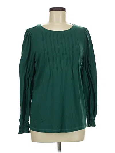 Pre-owned Automet Long Sleeve Blouse In Green
