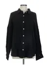 Automet Long Sleeve Button Down Shirt In Black