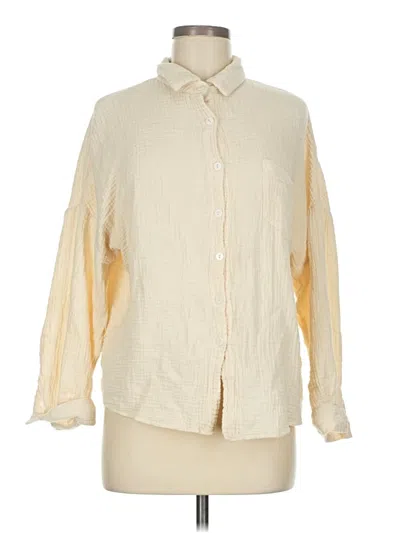 Pre-owned Automet Long Sleeve Button Down Shirt In Ivory