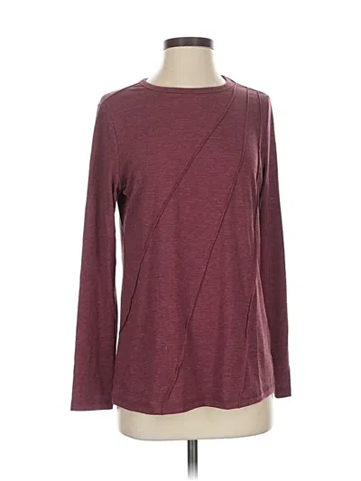 Pre-owned Automet Long Sleeve T-shirt In Burgundy