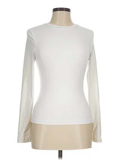 Pre-owned Automet Long Sleeve Top Ivory Turtleneck Tops