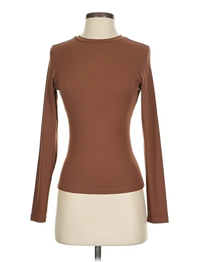 Pre-owned Automet Long Sleeve T-shirt In Brown