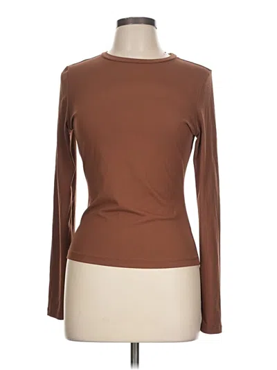 Pre-owned Automet Long Sleeve T-shirt In Brown