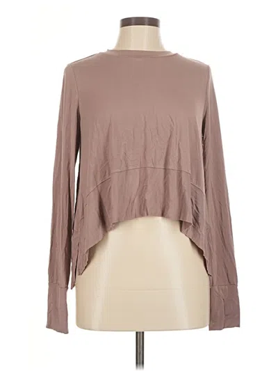 Pre-owned Automet Long Sleeve T-shirt In Brown