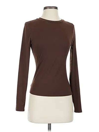 Pre-owned Automet Long Sleeve T-shirt In Brown