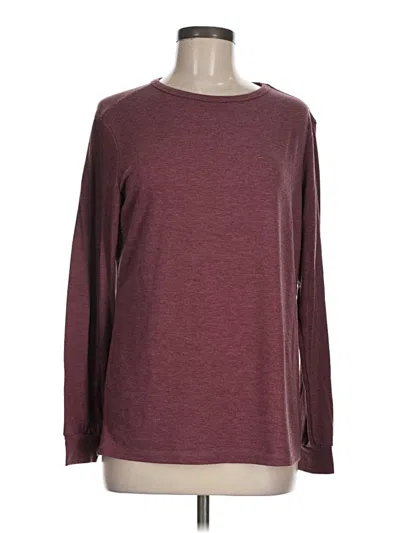 Pre-owned Automet Long Sleeve T-shirt In Burgundy