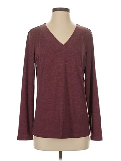 Pre-owned Automet Long Sleeve T-shirt In Burgundy