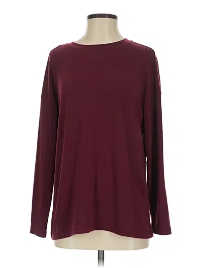 Pre-owned Automet Long Sleeve T-shirt In Burgundy