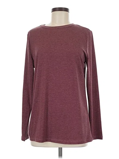 Pre-owned Automet Long Sleeve T-shirt In Burgundy