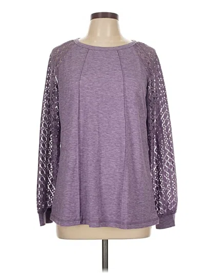Pre-owned Automet Long Sleeve T-shirt In Purple