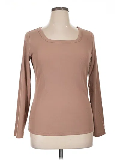 Pre-owned Automet Long Sleeve T-shirt In Tan