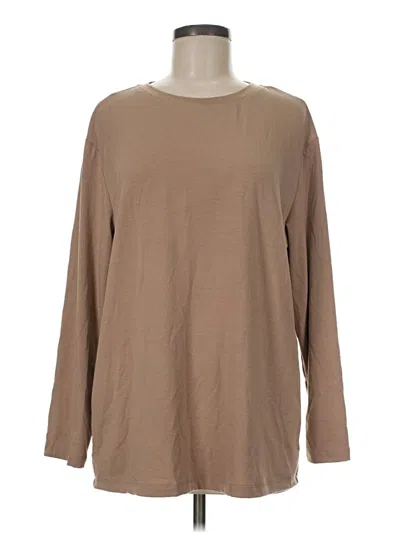 Pre-owned Automet Long Sleeve T-shirt In Tan