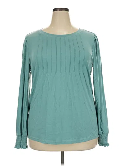 Pre-owned Automet Long Sleeve T-shirt In Teal