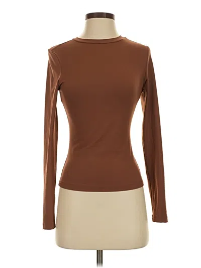 Pre-owned Automet Long Sleeve Turtleneck In Brown