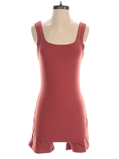 Pre-owned Automet Romper In Burgundy