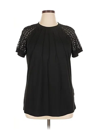 Pre-owned Automet Short Sleeve Blouse In Black