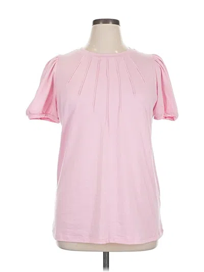 Pre-owned Automet Short Sleeve Blouse In Pink