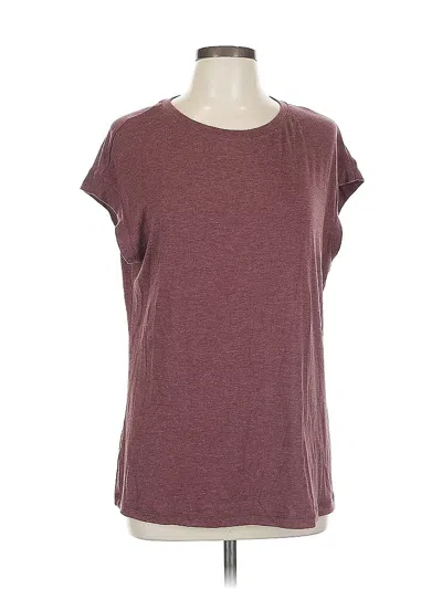 Pre-owned Automet Short Sleeve T-shirt In Burgundy