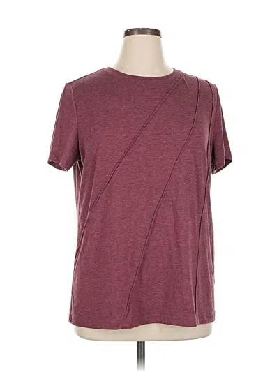 Pre-owned Automet Short Sleeve T-shirt In Burgundy