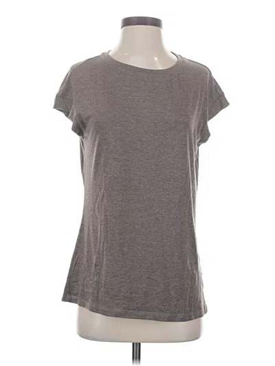 Pre-owned Automet Short Sleeve Top Gray Crew Neck Tops