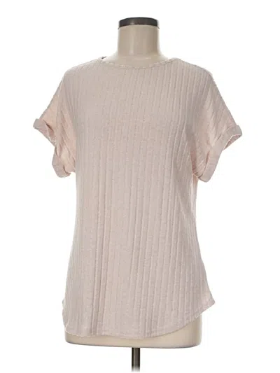 Pre-owned Automet Short Sleeve Top Pink Crew Neck Tops
