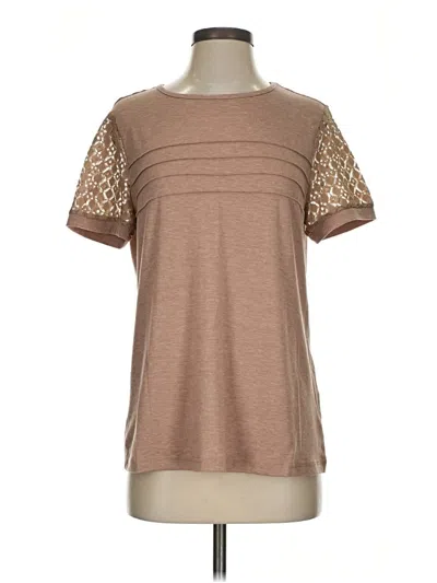 Pre-owned Automet Short Sleeve T-shirt In Brown