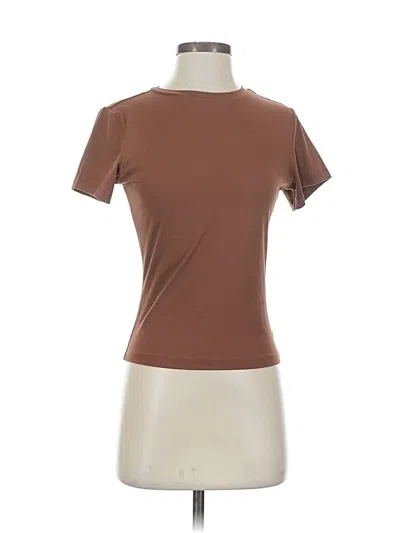 Pre-owned Automet Short Sleeve T-shirt In Brown