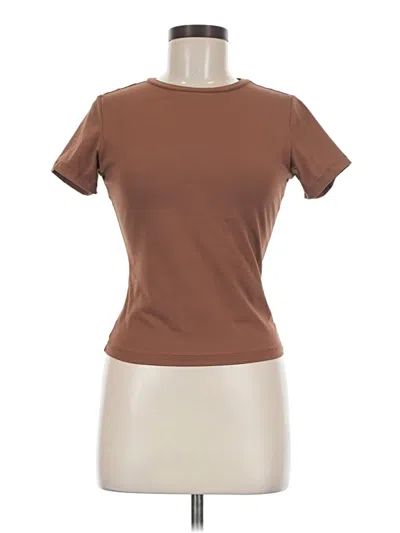 Pre-owned Automet Short Sleeve T-shirt In Brown