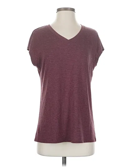 Pre-owned Automet Short Sleeve T-shirt In Burgundy