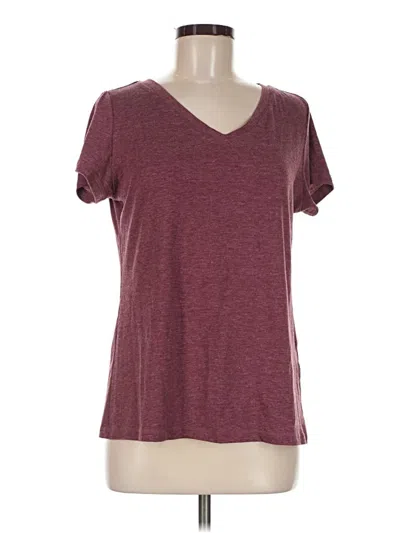 Pre-owned Automet Short Sleeve T-shirt In Burgundy
