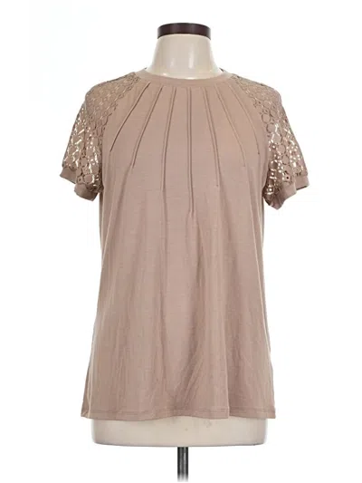 Pre-owned Automet Short Sleeve T-shirt In Tan