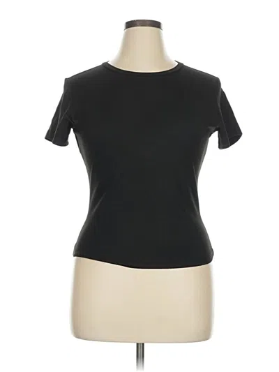 Pre-owned Automet Short Sleeve Turtleneck In Black