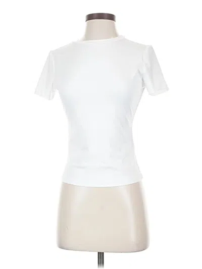 Pre-owned Automet Short Sleeve Turtleneck In White