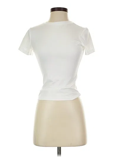 Pre-owned Automet Short Sleeve Turtleneck In White