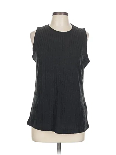Pre-owned Automet Sleeveless Top Black Halter Neckline Tops